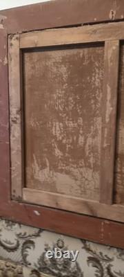 Hst Huile Sur Toile Tableau Ancien Moulin