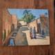 Huile Sur Bois Tableau Ancien Orientaliste