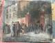 Huile sur Panneau Tableau Ancien Sign&eacute; XXe 1936 Front Populaire