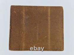 Huile sur carton paysage marin signé HSC Marine signé peinture tableau ancien