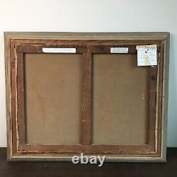 INTERIEUR BRETON signé FONTINELLE 20e BRETAGNE tableau ancien vintage antique §