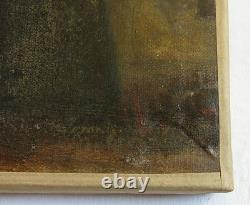 IRUBE, officier, la discussion, seduction, irube 1900, TABLEAU ANCIEN