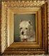 Impressionniste, portrait, Griffon, Jules CHARDIGNY(1842-1892) Tableau ancien