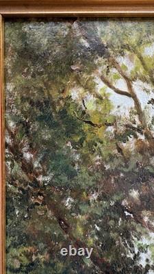 JOURDAN Théodore (1833-1908) Tableau Ancien Huile Hsp Paysage Provence Marseille