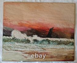 KLEEHAAS Tableau ancien impressionniste monogramme T K Huile