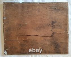 KLEEHAAS Tableau ancien impressionniste monogramme T K Huile