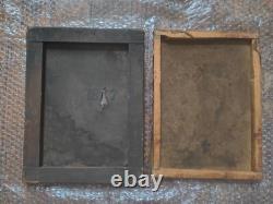 Lot scènes Tableaux peinture ancienne 1877 French Painting à restaurer signé