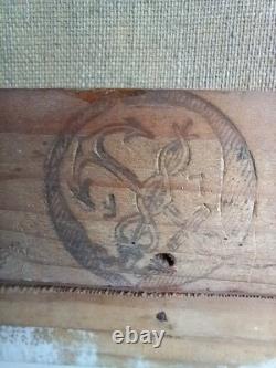 Magnifique Tableau Ancien A. MARIE Scène de Pêche en Bord de Mer Huile