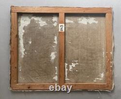 Nature morte, huile sur toile, tableau ancien, peinture, XXe