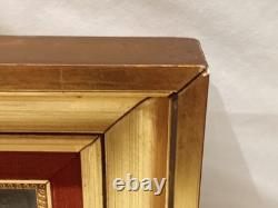 Paire De Tableaux Anciens Huile Sur Bois Scenes Taverne Medieval