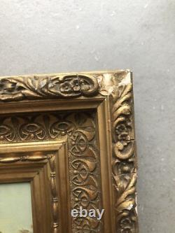 Paire de tableaux anciens PAYSAGES DE RIVIÈRE Signés Fort ou Fori Éc. Italienne