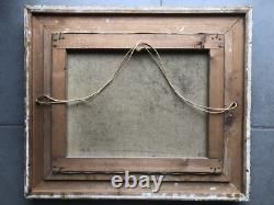 Paire de tableaux anciens PAYSAGES DE RIVIÈRE Signés Fort ou Fori Éc. Italienne