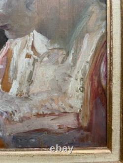 Paul-Albert LAURENS (1870-1934), portrait de femme, tableau ancien, peinture