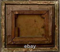 Peinture Tableau ancien Le vignreron XIX -XX em siècle vin raisin