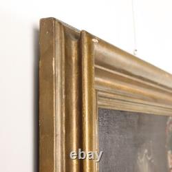 Portrait d'une Femme Noble Tableau Ancien Huile sur Toile XVIIIe Siècle