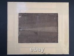 SUPERBE ancien TABLEAU PEINTURE HST BRETAGNE BRETONS CONCARNEAU H. BARNOUIN