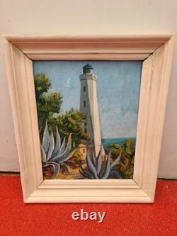 Saint Jean Cap Ferrat En 1955, Tableau Ancien