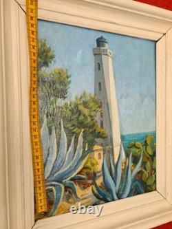 Saint Jean Cap Ferrat En 1955, Tableau Ancien