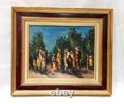 TABLEAU ANCIEN HUILE SUR TOILE DURAND-ROSÉ Auguste (1887-1962)