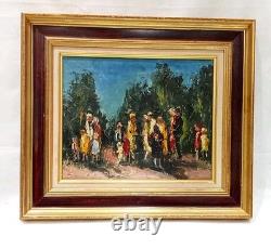 TABLEAU ANCIEN HUILE SUR TOILE DURAND-ROSÉ Auguste (1887-1962)