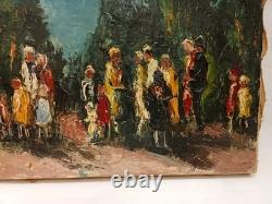 TABLEAU ANCIEN HUILE SUR TOILE DURAND-ROSÉ Auguste (1887-1962)