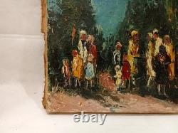 TABLEAU ANCIEN HUILE SUR TOILE DURAND-ROSÉ Auguste (1887-1962)