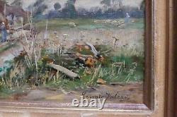 Tableau Ancien André PREVOT VALERI 1890-1955 Post impressionniste Normandie