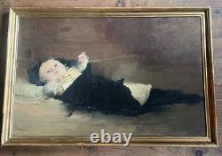 Tableau Ancien Armand Point (1861-1832) XIXe Huile / Toile Antique Painting 19th