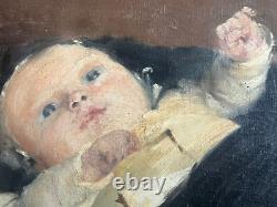 Tableau Ancien Armand Point (1861-1832) XIXe Huile / Toile Antique Painting 19th