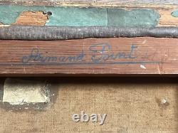 Tableau Ancien Armand Point (1861-1832) XIXe Huile / Toile Antique Painting 19th