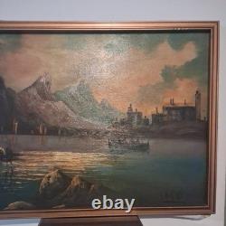 Tableau Ancien Auguste Du Molins