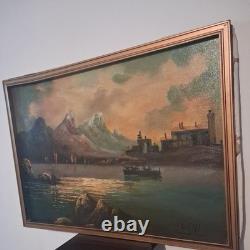 Tableau Ancien Auguste Du Molins