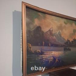 Tableau Ancien Auguste Du Molins