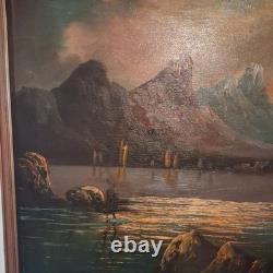 Tableau Ancien Auguste Du Molins