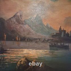 Tableau Ancien Auguste Du Molins