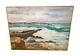 Tableau Ancien Bord De Mer De Lucien MARTIAL (1892-1987) Peintre de la Marine