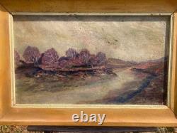 Tableau Ancien H/toile Ecole De Pont -aven- Nabis L'aven Signé E. Corello