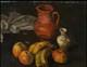 Tableau Ancien Huile Nature Morte Fruits Impressionniste XXème