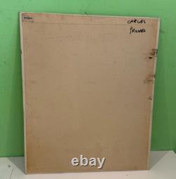 Tableau Ancien Huile Portrait Femme Nu féminin Impressionniste XXème
