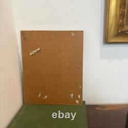Tableau Ancien Huile Portrait Femme Nu féminin Impressionniste XXème