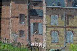 Tableau Ancien Huile Sur Bois Signé Hippolyte Camille DELPY Paysage Marine 1891