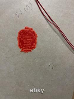 Tableau Ancien Huile Sur Toile C. Houx 1898 Bouquet Nature Morte Boule De Neige