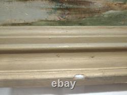 Tableau Ancien Huile Sur Toile École Barbizon 19e Lucien Felix Henry No 2
