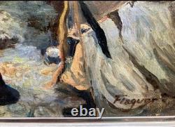 Tableau Ancien Huile peinture Orientaliste XXème