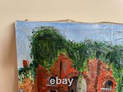 Tableau Ancien Huile sur toile INCONNU (début XXe-s) parc