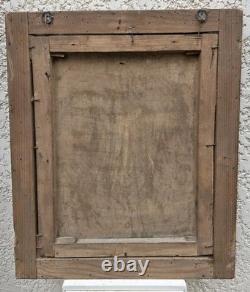 Tableau Ancien. Membre D'un Ordre Religieux Peinture huile sur toile