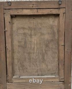 Tableau Ancien. Membre D'un Ordre Religieux Peinture huile sur toile