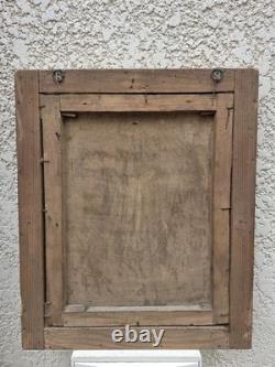 Tableau Ancien. Membre D'un Ordre Religieux Peinture huile sur toile