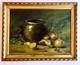 Tableau Ancien Nature Morte Aux Fruits XIX Eme