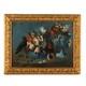 Tableau Ancien Nature Morte et Perroquet Huile sur Toile'800 Original